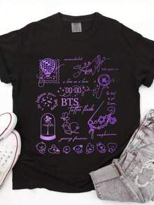 Women T-Shirts - Black - View 1