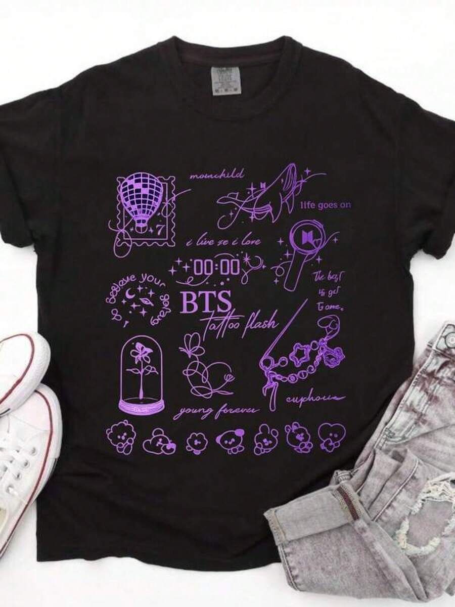Women T-Shirts - Black - View 1