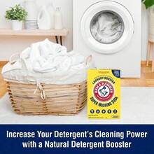Spring/Summer Special Offers!Large-Capacity Household Pack Cleaning Agent - Laundry Baking Soda; Powerful Stain And Yellowing Removal. Breaks Down Sweat Stains, Oil Stains, Yellowing Of Collars And Cuffs, And Old Stains, Making White Clothes Whiter And Colored Clothes Brighter. - 55盎司 - 查看 6