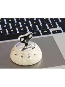 Timer/Kitchen Cooking Mechanical Timer/Alarm Device - White - View 5