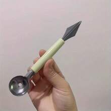 2件/1件装瓜果雕刻工具，西瓜切片器，水果挖球器，多功能便携式水果切割工具，可重复使用的瓜挖球器，创意西瓜挖球器，厨房小工具 - 彩色 - 查看 7