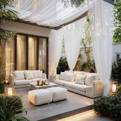 2 tấm rèm chống muỗi ngoài trời, lưới trong suốt thoáng khí trang trí, có thể điều chỉnh độ cao, lắp đặt bằng túi đựng cột, thích hợp cho sân, ban công, nhà để xe, sân sau, hiên nhà, chòi nghỉ mát.