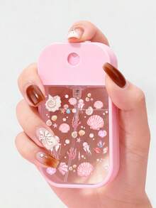 New Sea Ocean Element Starfish Shell Pattern Transparent PET Card Spray Bottle, Perfume Spray Bottle, Makeup Remover Dispenser, Moisturizing Bottle - Multicolor - View 3
