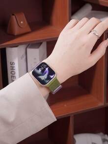 1 Dây đeo đồng hồ lưới thép không gỉ hai tông màu thời trang, tương thích với 38mm 40mm 41mm 42mm 44mm 45mm 46mm 49mm, Dây đeo đồng hồ màu tím xanh gradient sáng tạo, Dây đeo kiểu Milanese Loop tương thích với Apple Watch Ultra 11 10 9 8 7 6 5 4 3 2 1, Dây đeo đồng hồ thông minh tương thích với Apple Watch, Phụ kiện dây đeo đồng hồ thông minh, Dây đeo thay thế, Món quà tuyệt vời cho phụ nữ, Quà Giáng sinh, Quà sinh nhật, Quà kỷ niệm, Quà ngày lễ, Thích hợp cho sử dụng hàng ngày, dự tiệc và du lịch - Xanh lá và tím - Xem 4