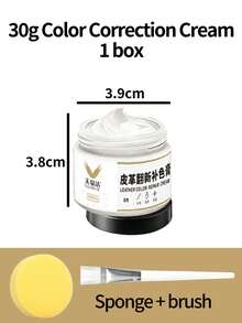 Crema reparadora de cuero blanco para zapatos, zapatillas, reparación de bordes blancos, reparación de cuero dañado, excelente para restaurar la decoloración! - Ver 11