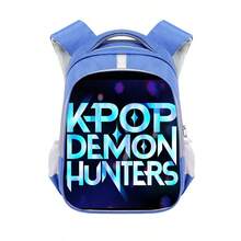 Hasbro 新款女巫狩猎主题背包，大容量收纳，耐用涤纶休闲书包 - 長方形 - 查看 33