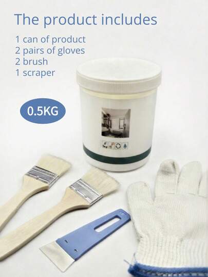 0.5KG Transparent Waterproof Sealant - Quick-Drying, Easy To Use, High Quality For Ship Decks, Interior Floors, And More - Durable & Long-Lasting Protection, Ship Deck Sealant, Transparent Sealant, Easy Application Sealant