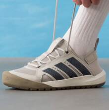 Adidas 男女新款DAROGA 25戶外健行鞋兩棲鞋戶外溯溪涉水鞋 - 灰色 - 查看 4