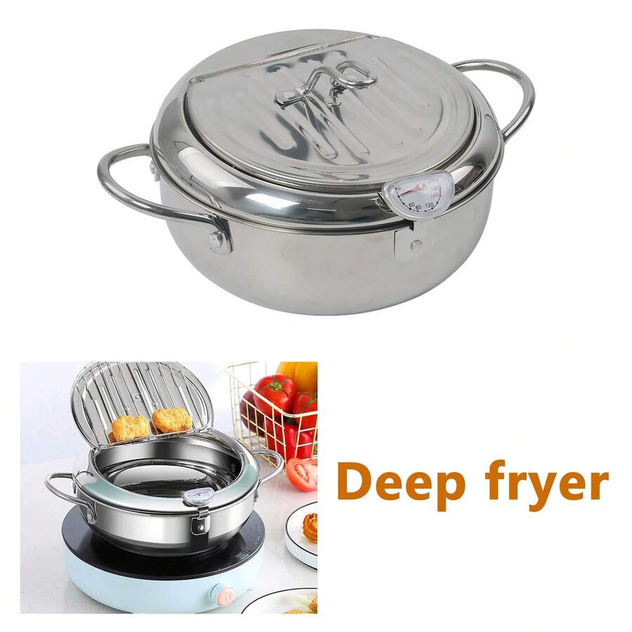 2.2L 20.5CM Chip Deep Fat Fryer Cooking Tempura Fryer - A - View 1