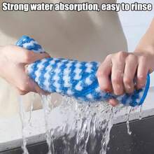 10 Counts Kitchen Dish Towels, Super Absorbent Washing Dishes Kitchen Towels, Soft Dish Rags For Drying Dishes Kitchen Cleaning Clothes, Random Color - 彩色 - 查看 4