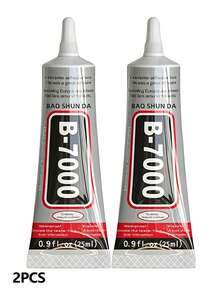 Pegamento de rhinestones B-7000 para manualidades, 110ML/50ML/25ML/15ML 3.7fl.Oz Pegamento súper transparente B-7000 para joyería, adhesivo industrial transparente para tela, teléfonos celulares, joyería, cristal, gemas, piedras, madera y vidrio - B-7000 - Ver 17