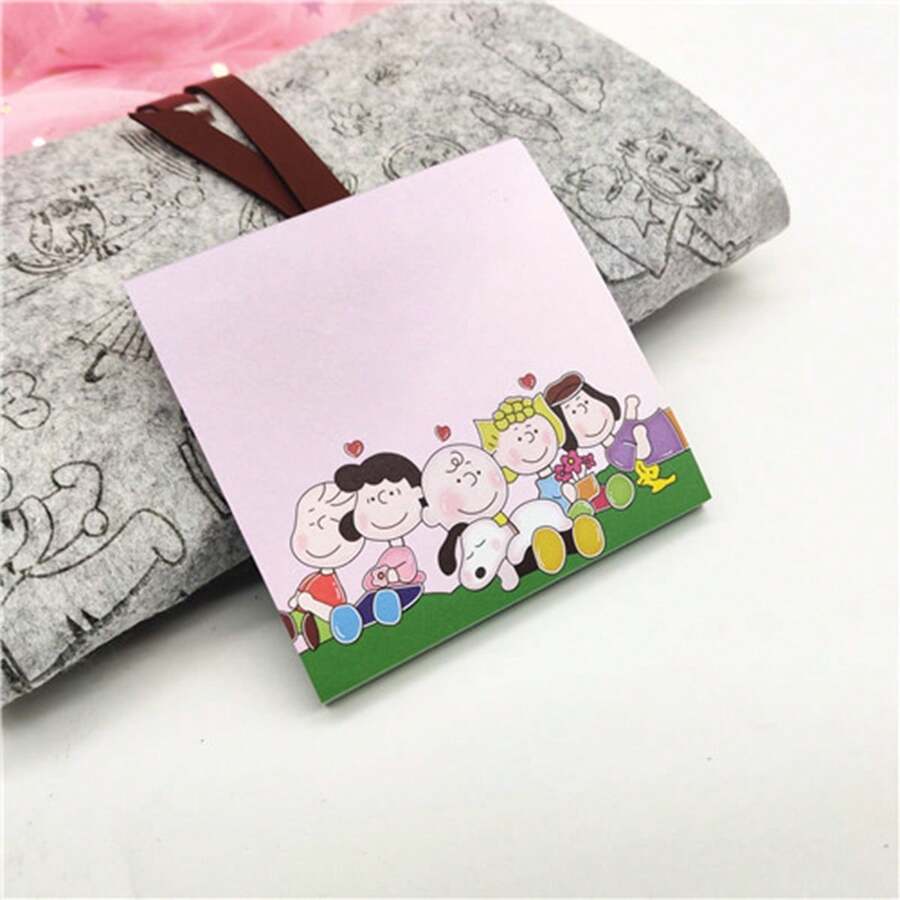 60 cuốn sổ tay ghi nhớ Snoopy dễ thương, quà tặng sinh nhật/quà tặng kèm tiệc/sưu tầm độc quyền dành cho người hâm mộ (kiểu ngẫu nhiên) - Nhiều màu - Xem 1