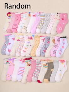 Bộ quà tặng gồm 20 đôi tất kiểu ballet dễ thương, họa tiết phối hợp, độ co giãn cao dành cho bé gái, thích hợp cho các dịp lễ, sinh nhật, mặc hàng ngày và tiệc tùng. - Nhiều màu - Xem 15