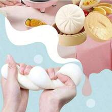 1/4 món đồ chơi bóp hình bánh bao dễ thương sáng tạo kèm nồi hấp, bóng silicon nhiều màu sắc giúp giảm căng thẳng, đồ chơi cảm giác có độ đàn hồi cao, đồ trang trí bàn làm việc giúp giảm lo âu, quà tặng tiệc tùng, quà tặng thư giãn cho người lớn ở văn phòng, trường học. - Nhiều màu - Xem 8