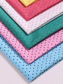 1 tấm vải in chấm bi, vải polyester in họa tiết chấm bi nhỏ, vải may vá thủ công DIY - Nhiều màu - Xem 1