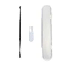 Stainless Steel Spring Ear Spoon, Double-Ended Ear Cleaner, Ear Cleaning Tool, Rotatable & Washable Metal Spring Ear Spoon, Personal Care Ear Wax Removal Tool, Portable Home Ear Picker - Multicolor - View 8