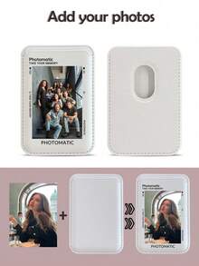 Tempat Kartu Magnetik Kustom, Tempat Kartu Ponsel Magnetik, Cocok untuk Latar Belakang Foto Pintar yang Dapat Dilepas, Tempat Kartu Magnetik untuk iPhone, Galaxy, Magsafe, Hadiah DIY yang Dipersonalisasi, Unik, Dapat Mengkustomisasi Foto Pasangan, Foto Keluarga, Foto Hewan Peliharaan, Foto Ulang Tahun, Hadiah Hari Ibu, dll. - MultiWarna - View 2