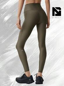 7/8 High-Waist Airlift Legging - Olive Tree - View 2