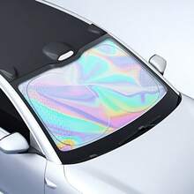 Portable Car Sunshade, Upgraded Thickened UV Protection. One-Piece Windshield Sunshade, Easy Installation, Foldable Storage. Efficient Heat Insulation And UV Protection, Effectively Blocks Strong Light And Ultraviolet Rays. - A - View 10