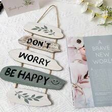 DON'T WORRY Letter String Hanging Sign One - Multicolor - View 4