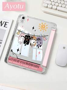 Ayotu 西部靴子和花卉图案，适用于Y型折叠保护套，兼容iPad A16、Air 8 (M4) 2026 (11英寸)、Air 8 (M4) 2026 (13英寸)、Pro 13 12.9 11、Air 11 13、Mini、Air 11英寸、Kindle（第11代 - 2024年发布） - 彩色 - 查看 2