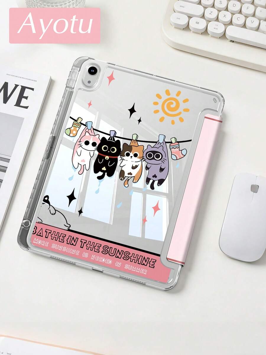 Ayotu 西部靴子和花卉图案，适用于Y型折叠保护套，兼容iPad A16、Air 8 (M4) 2026 (11英寸)、Air 8 (M4) 2026 (13英寸)、Pro 13 12.9 11、Air 11 13、Mini、Air 11英寸、Kindle（第11代 - 2024年发布）