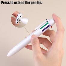 6-In-1 Nail Art Dotting Pen, Ballpoint Pen Design Dotting Tool, Nail Art Pen With Ruler Size Markings, Suitable For Painting, Sculpture, Diamond DIY - Multicolor - View 4