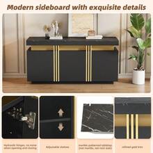 Buffets & Sideboards - Black + Particle Board - View 4