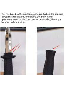 1/2/5把可伸缩玩具刀，隐藏刀片恶作剧玩具，魔术塑料刀，圣诞礼物，派对礼品 - 彩色 - 查看 5