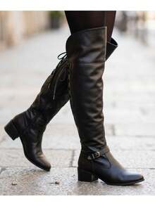 Women Fashion Boots - màu đen - Xem 2