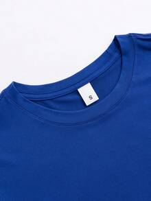 Women's T-Shirts - 藍色 - 查看 3