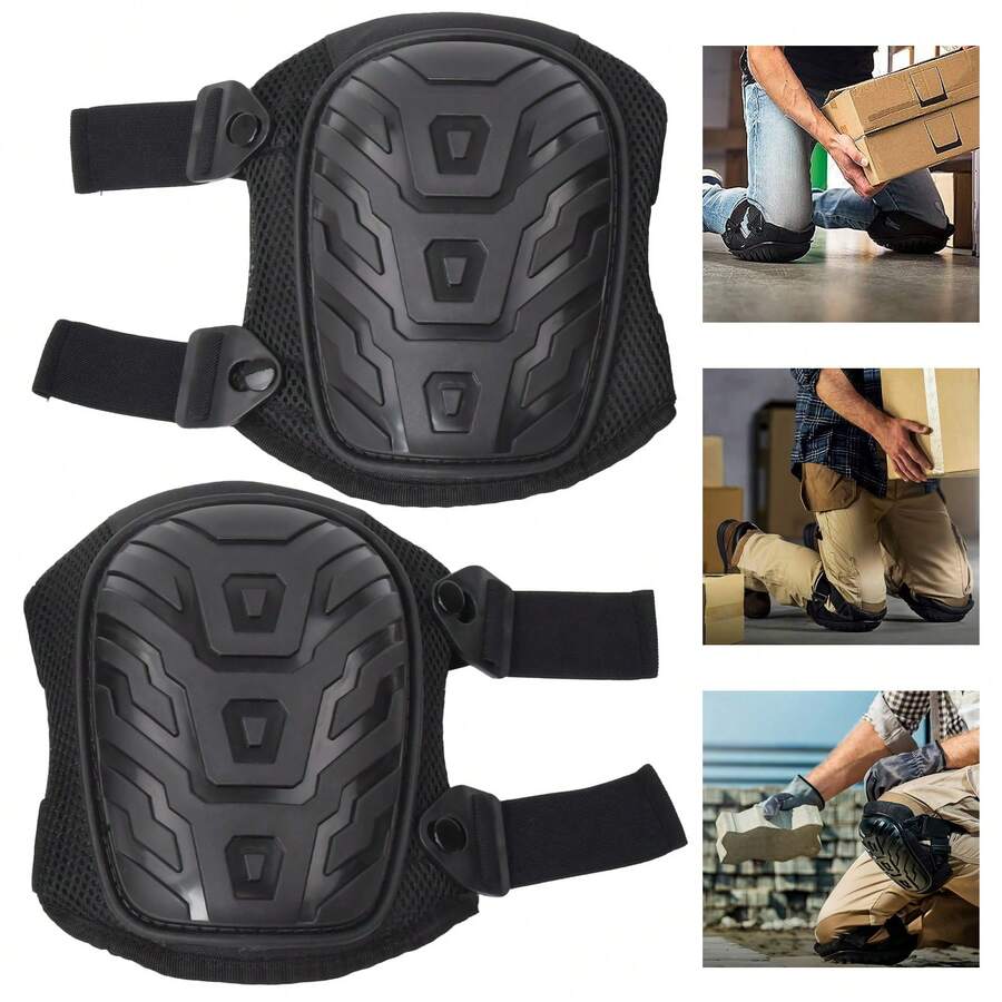 2x Knee Pads For Work With Heavy Duty Cushion - A - View 1
