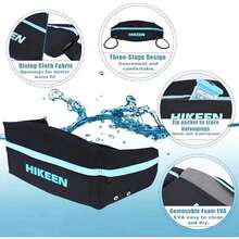Hikeen Swim Belt For Adults/Kids,Water Aerobics Equipment With Fixing Straps And Zipped Pocket,Adults Pool Exercise Equipment For Pool Exercises And Workouts - Black-plus Size - View 4