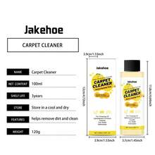 jakehoe 100ml Concentrated Carpet Cleaner Solution – Deep Stain & Odor Remover For Upright Carpet Cleaning Machines, Gentle Multi-Surface Formula, Fresh Scent, Daily Home Refresh,Kitchen,Bathroom,Home,Room,Quick Ship Items,Free Shipping - Liquid - View 9