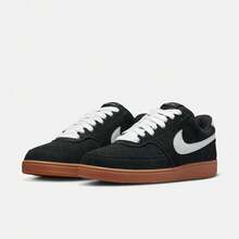 Nike 男士耐克 COURT VISION LO FL 休闲运动鞋 IO7727-001 - 黑色 - 查看 5