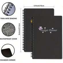 Sổ Kế Hoạch Tài Chính Hàng Tháng Kèm Theo Theo Dõi Chi Tiêu - Quản Lý Tài Chính Hiệu Quả, Sổ Kế Hoạch/Sổ Ghi Chép Tài Chính Không Ghi Ngày Tháng, Có Thể Bắt Đầu Bất Kỳ Lúc Nào, Khổ A5 (8.6 X 5.9 Inch), Giấy 100Gsm (Màu Vàng) - A5 - Xem 2