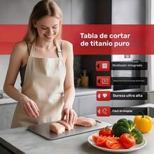 1pc/3pcs ShipmentStainless Steel Cutting Board - Double-Sided Heavy-Duty Safety Chopping Board With Rounded Edges And Non-Slip Base Design, Large 201 Stainless Steel Kitchen Cutting Board For Home And Restaurant Use, Dishwasher , Hygienic And Easy - Multicolor - View 7