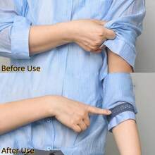 5pcs Adjustable Non-Slip Sleeve Garters Set | Unisex Seamless Shirt Cuff Tightener | Suitable For Suits, Shirts And Hanfu, Elastic And Reusable Quick Fastening Tool - One Size Fits All - View 2