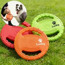 Personalized Pet Name Durable Dog Training Flying Disc: Ultimate Choice For Outdoor And Indoor Toys, Suitable For Throwing, Catching, Swimming And Training - Perfect For Chewing Dogs - Multicolor - View 9