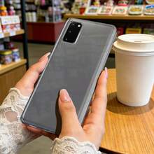 【人気のあるもの】Galaxy S20 高透明メッキケース シンプルい スリムフィット 衝撃防止 デイリー使い - クリア - チェックする 3