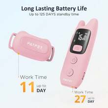 Collar de choque para perro con control remoto collar de entrenamiento impermeable para perros pequeños medianos y grandes con pitido vibración y 16 niveles estáticos de choque - Rosa - Ver 7