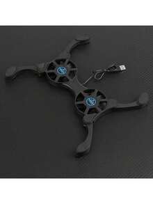 2-In-1 Portable USB Mini Laptop Cooling Stand, Foldable Laptop Cooling Pad With Fan Design, Matte Surface, Suitable For 7-15 Inch Laptops, USB Type-C Powered, Plastic Material - View 7