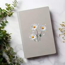 Daisy Vinyl Sticker - White Center With Yellow Center, Self-Adhesive . Features For Cars, Refrigerators, Laptops And Holiday Decorations. Bright Floral Pattern. Car Decoration Sticker. - A - View 4