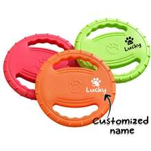 Personalized Pet Name Durable Dog Training Flying Disc: Ultimate Choice For Outdoor And Indoor Toys, Suitable For Throwing, Catching, Swimming And Training - Perfect For Chewing Dogs - Multicolor - View 13