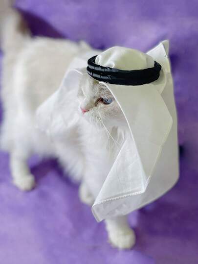 1pc Pet Hat Headband Party Decoration Fun Costume Suitable For Party Role-Playing Party Photos Cute Cat Hat Pet Accessories Suitable For Medium-Sized Cats, Small Rabbits And Small Dogs Not Suitable For Pets Weighing Over 33 Lbs
