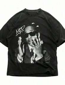 ASAP Rocky T-Shirt, Asap Graphic Tee, Rocky Merch, Rap Shirt, Vintage, Unisex Gift, Concert T-Shirt_1 - A-3 - Xem 1