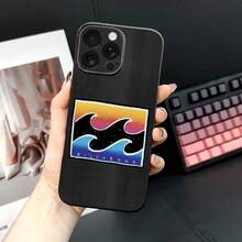 Funda para teléfono B-Bllabong con logotipo para iPhone 17 Air, 16, 15, 14, 13, 12, 11 - Negro2 - Ver 12
