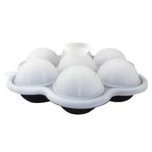Khay silicon hình cầu 7 ô, có nắp đậy, có thể tái sử dụng, khuôn hình phễu, thích hợp cho các bữa tiệc và sự kiện. - Nhiều màu - Xem 5