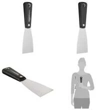 Professional Grade Putty Knife Scraper Tool With Carbon Steel Blade, 2-Pack - 1 - View 1