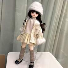 30厘米洛丽塔女孩高品质娃娃，配有可替换服装套装，公主娃娃生日礼物 - 彩色 - 查看 9